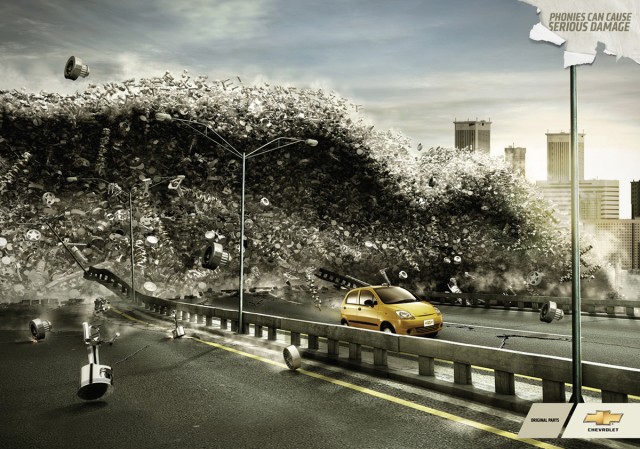 Damage from Tsunami o e1402144655471 - Creative Car Advertising Ideas