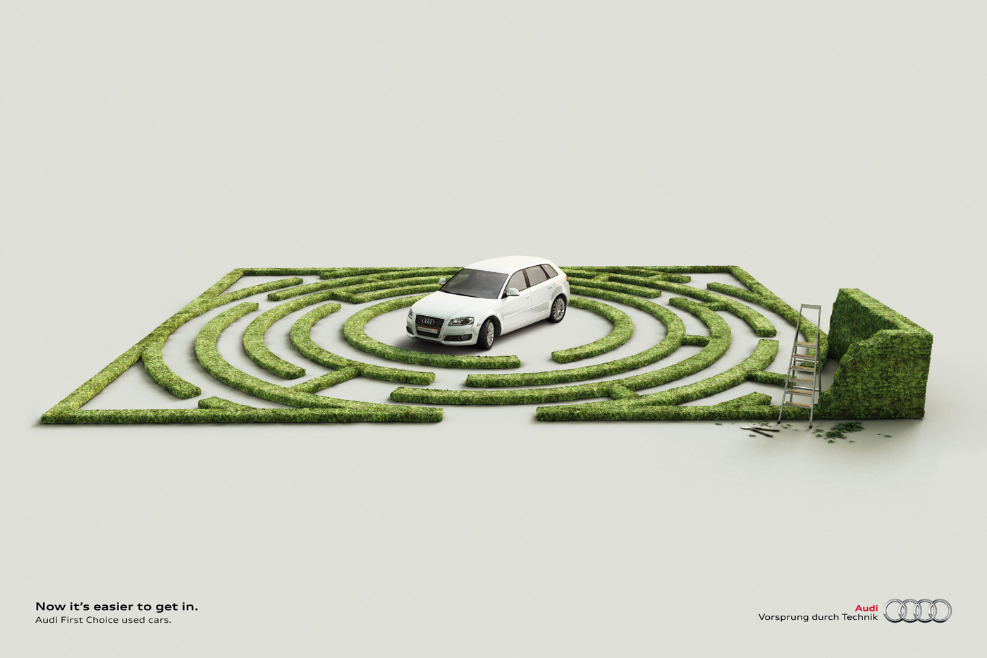 Easier to Get in o - Creative Car Advertising Ideas