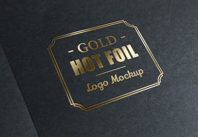 Glod Hot Foil Logo Mock Up full e1401820154585 - 40+ Free PSD Logo Mockups