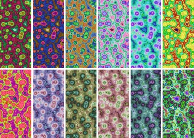 12 Psychedelic Circles Patterns