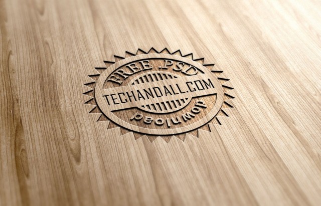Wood Engraved Logo MockUp 2 1024x657 e1401900855730 - 40+ Free PSD Logo Mockups