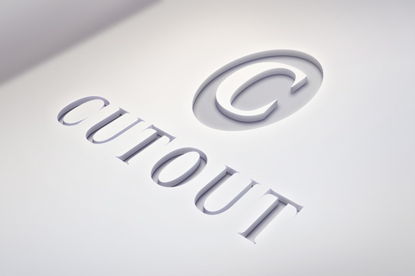 cutout 600 - 40+ Free PSD Logo Mockups