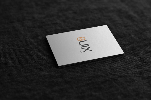 Business Card Mockup on fabric