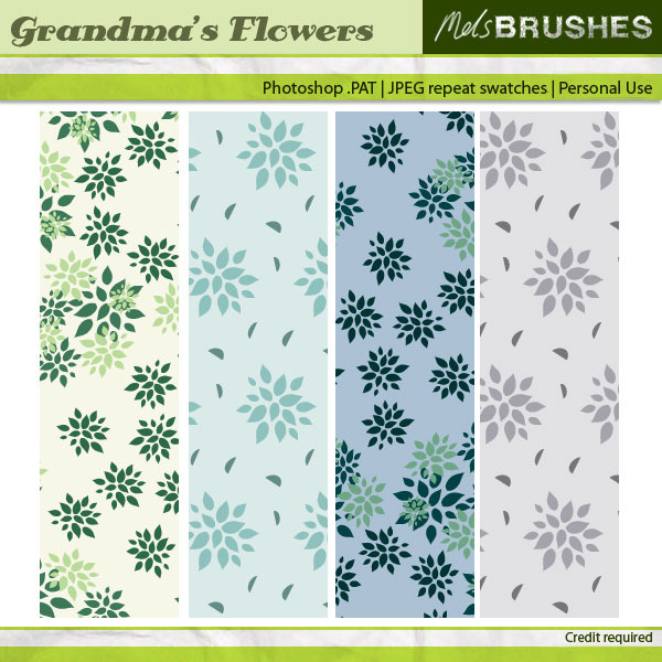 Floral Photoshop Patterns