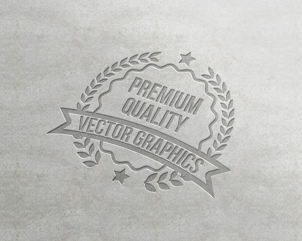 letterpress - 40+ Free PSD Logo Mockups