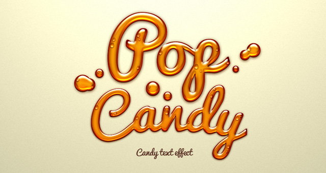 Pop Candy Typography 