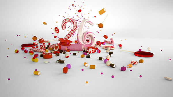 CANDY NUMBERS Typography