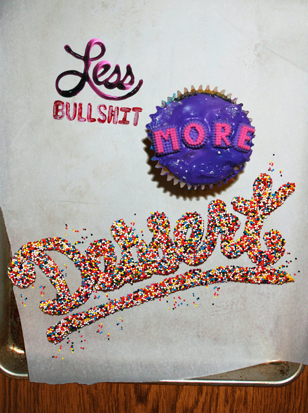 More Dessert Candy Typography