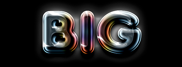 How to Create Colored Chrome Text Effect in Photoshop