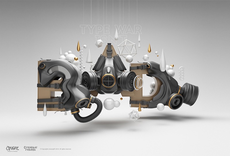 Creative and Inspiring 3D Typography