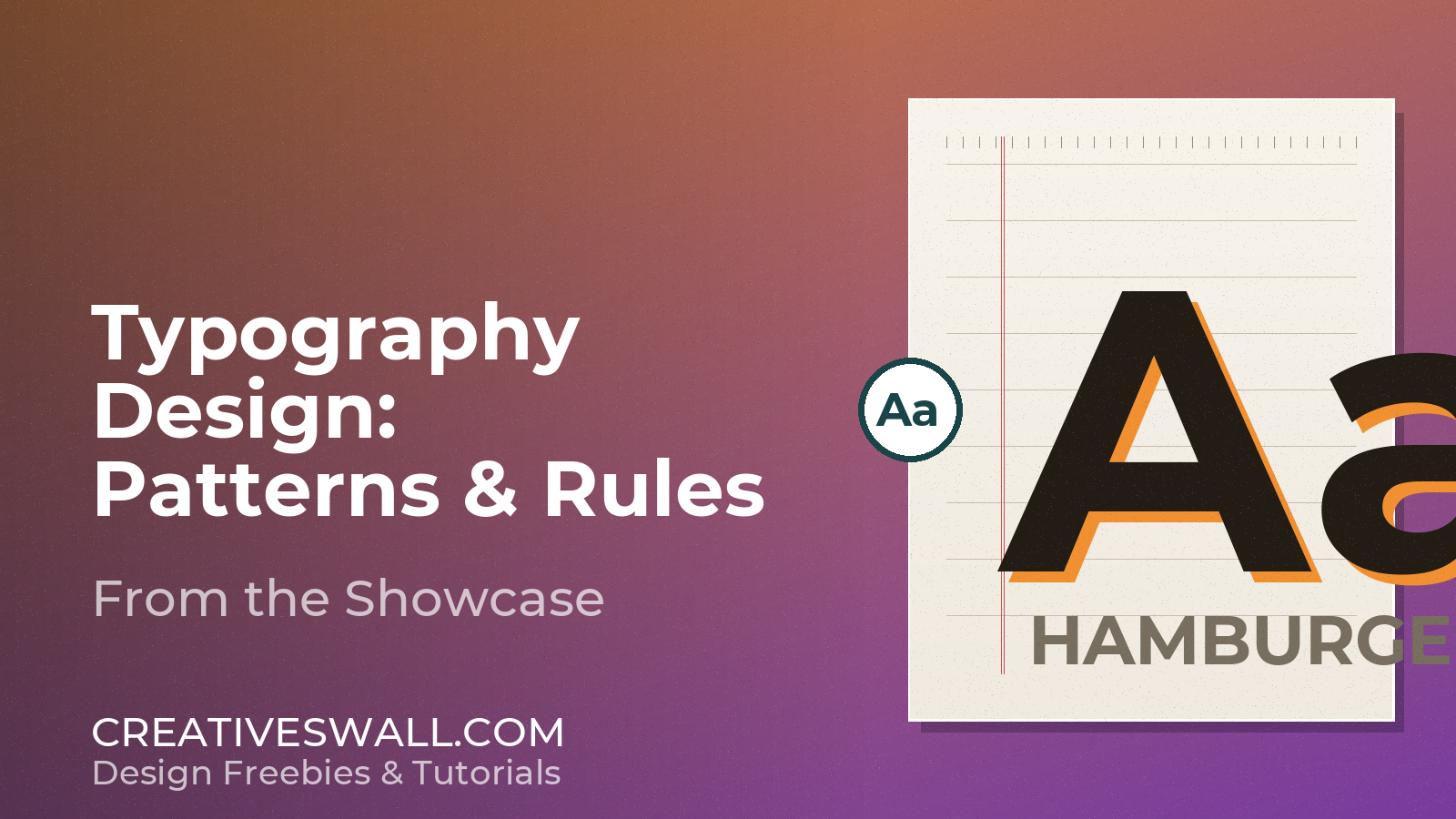 Great Typography Design: Patterns and Rules From the Showcase